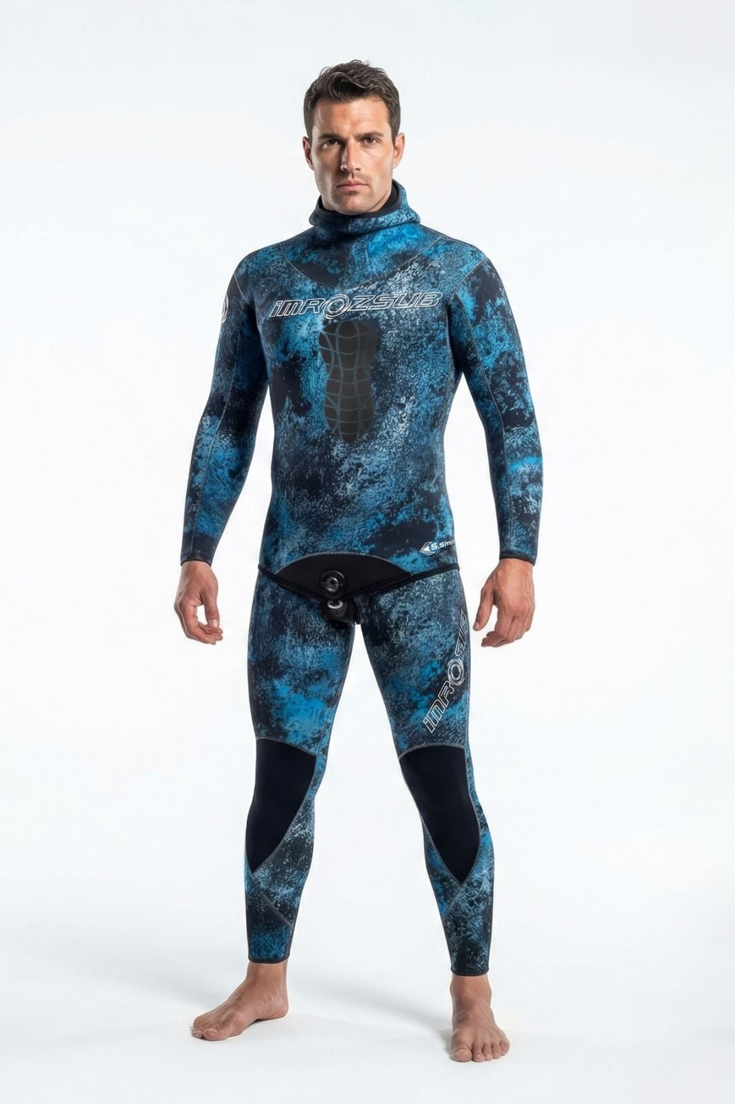 OCTOPUS BLUE LYCRA DALIŞ ELBİSESİ 3.5 MM