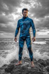 OCTOPUS BLUE LYCRA DALIŞ ELBİSESİ 5.5 MM