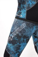 OCTOPUS BLUE LYCRA DALIŞ ELBİSESİ 7 MM