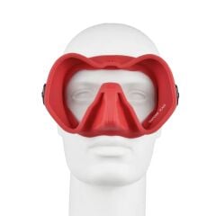 C4 SKYLINE ANTİFOG DALIŞ MASKESİ KIRMIZI